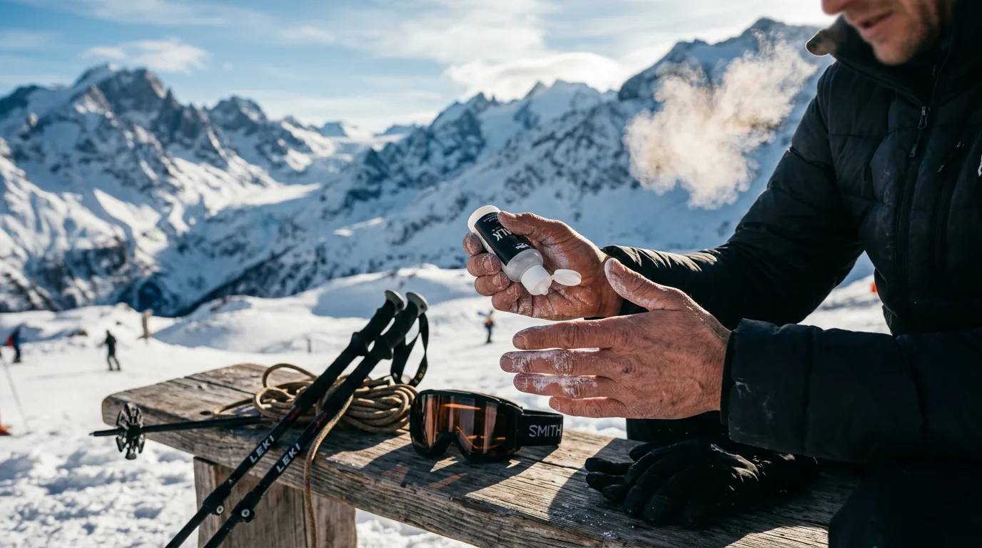 Liquid Chalk for Winter Sports